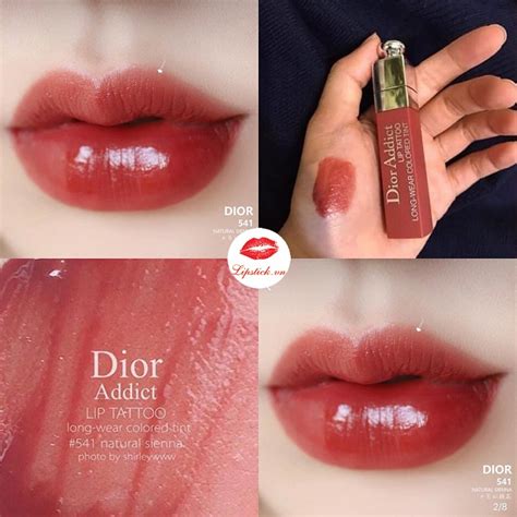 dior lip tattoo sienna